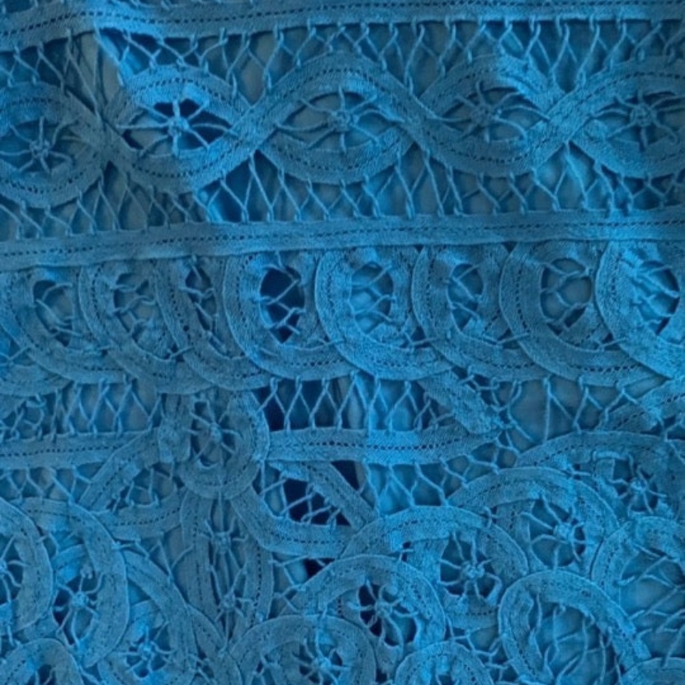 Lilly Pulitzer Mariekate Battenberg Blue Lace Dress View 5